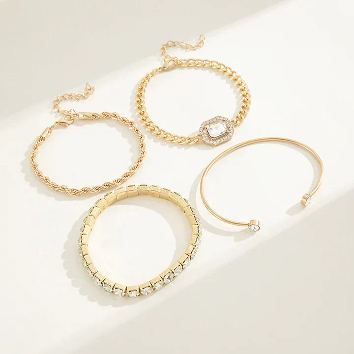 Domitia Calvina Bracelet Set | Or