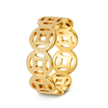Ella Classique Pattern Bague | Or