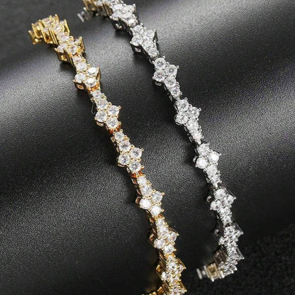 Classique Cluster Bracelet Tennis | Or