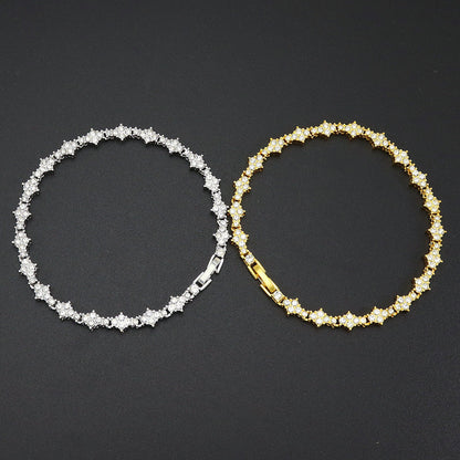 Classique Cluster Bracelet Tennis | Or