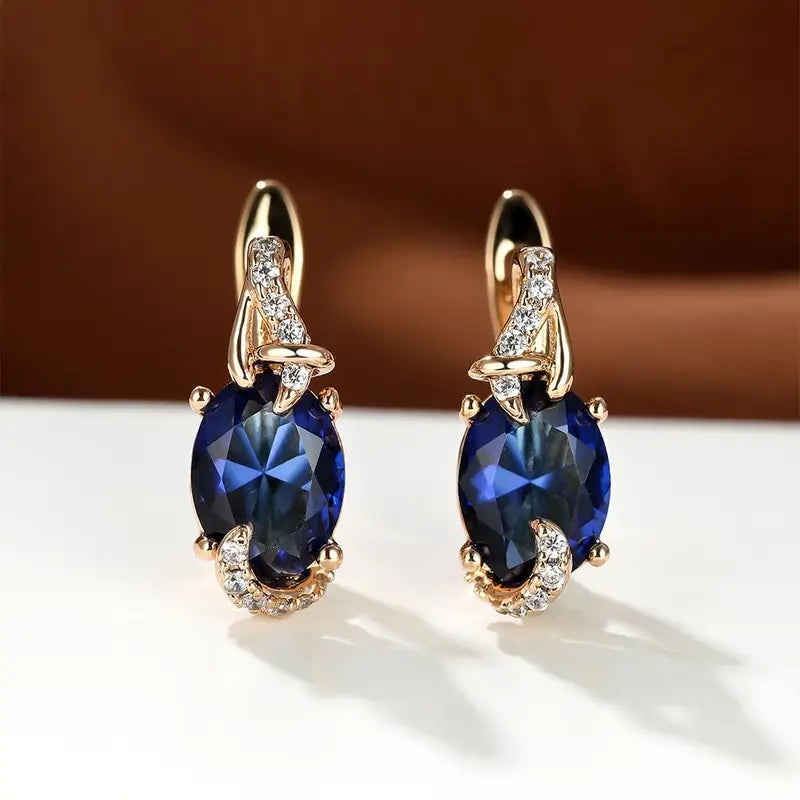 Royal Midnight Boucles d'Oreilles Pendantes | Or