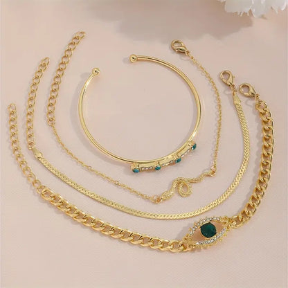 Serpina Veyra Bracelet Set | Or