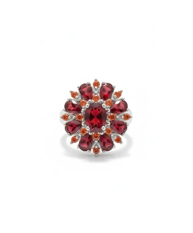 Scarlet Petal Bague | Or