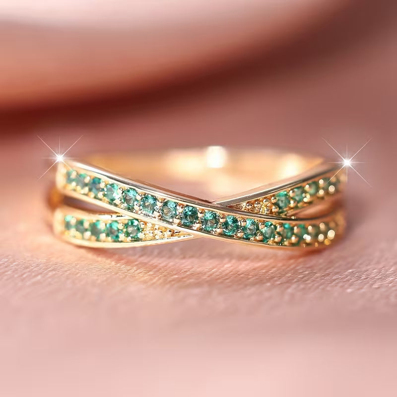 Émeraude Flow Bague | Or