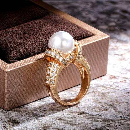 Le Couronne Perle Bague