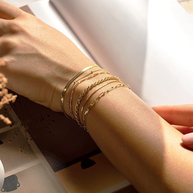 Isabella Vernetta bracelet set | Or