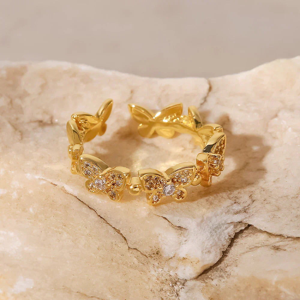 Colleen Papillon Or Bague