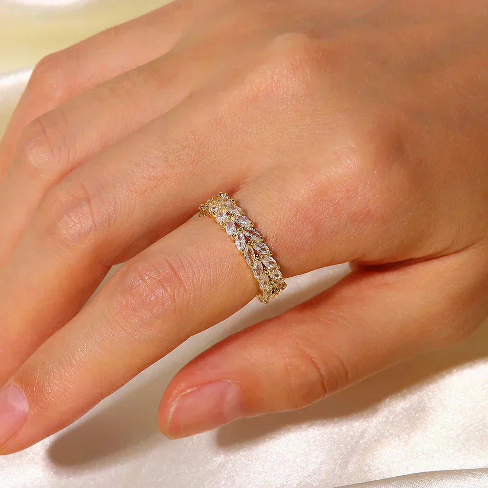 Clarisse Motif Or Bague