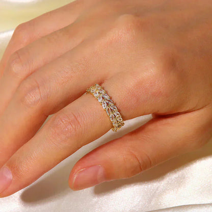 Clarisse Motif Or Bague