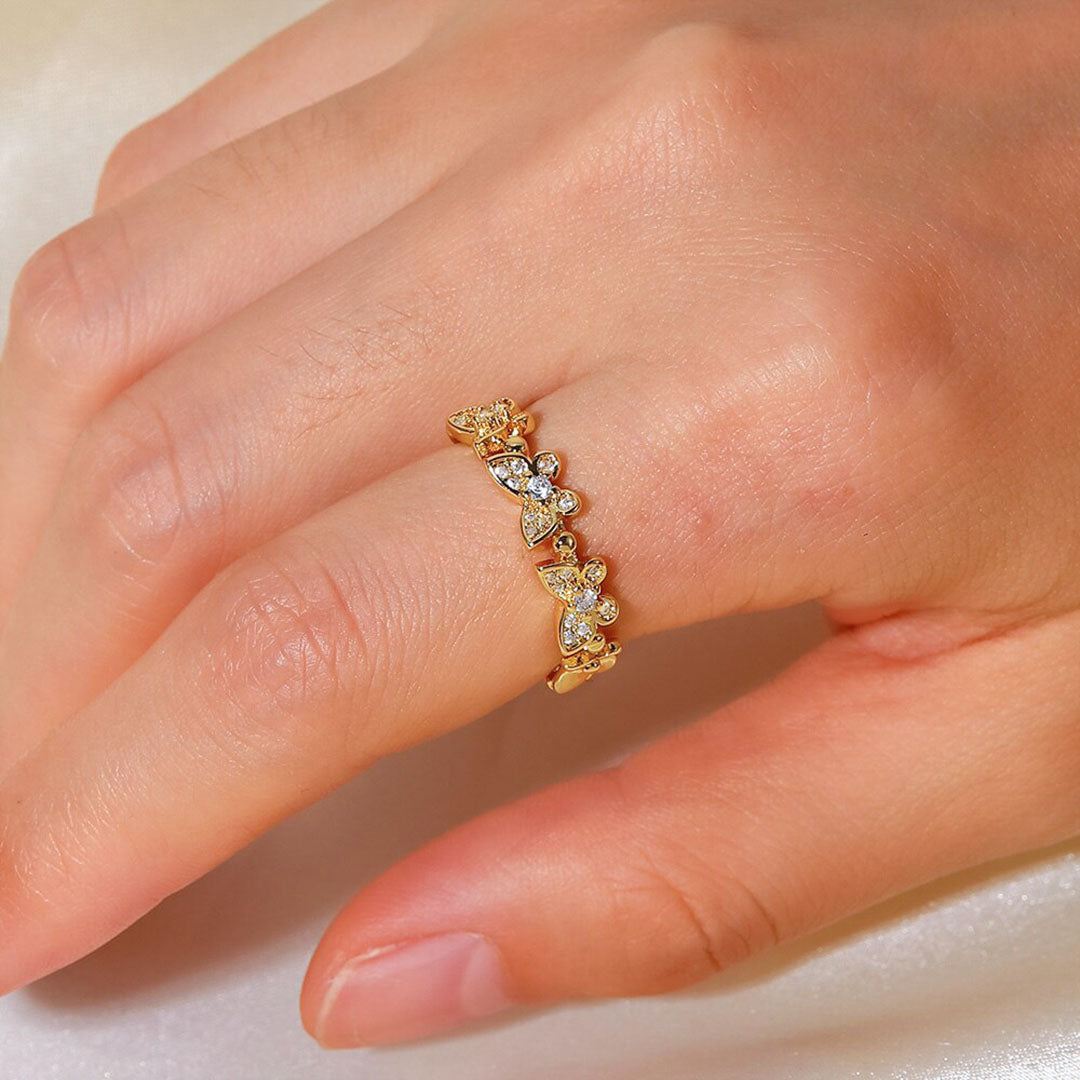 Colleen Papillon Or Bague