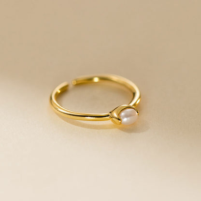Baroque Perle Bague