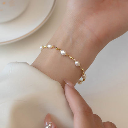 Baroque Perle Strand Bracelet