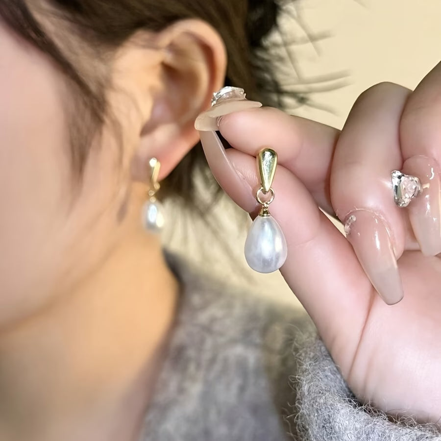 Floating Perle Boucles d'Oreilles