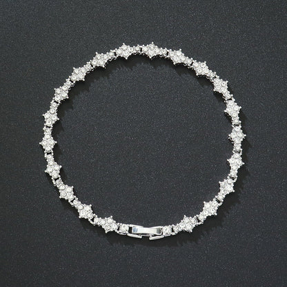 Classique Cluster Bracelet Tennis | Or