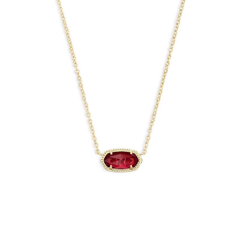 Classique Ovale Rubis Collier | Or