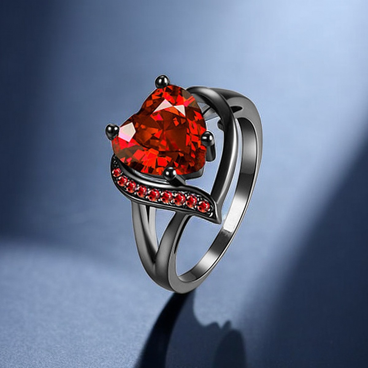 Calindra Rosethorne Bague | Noir Finish