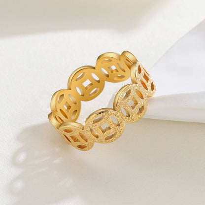 Ella Classique Pattern Bague | Or