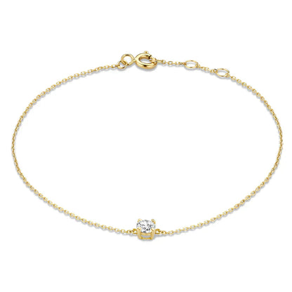 Cléa Moissanite Pierre Bracelet | Or