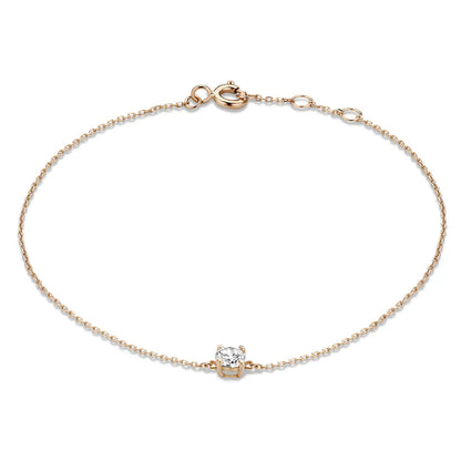 Cléa Moissanite Pierre Bracelet | Or