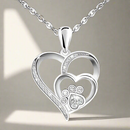Inolt™ | Patte & Cœur Collier en Argent