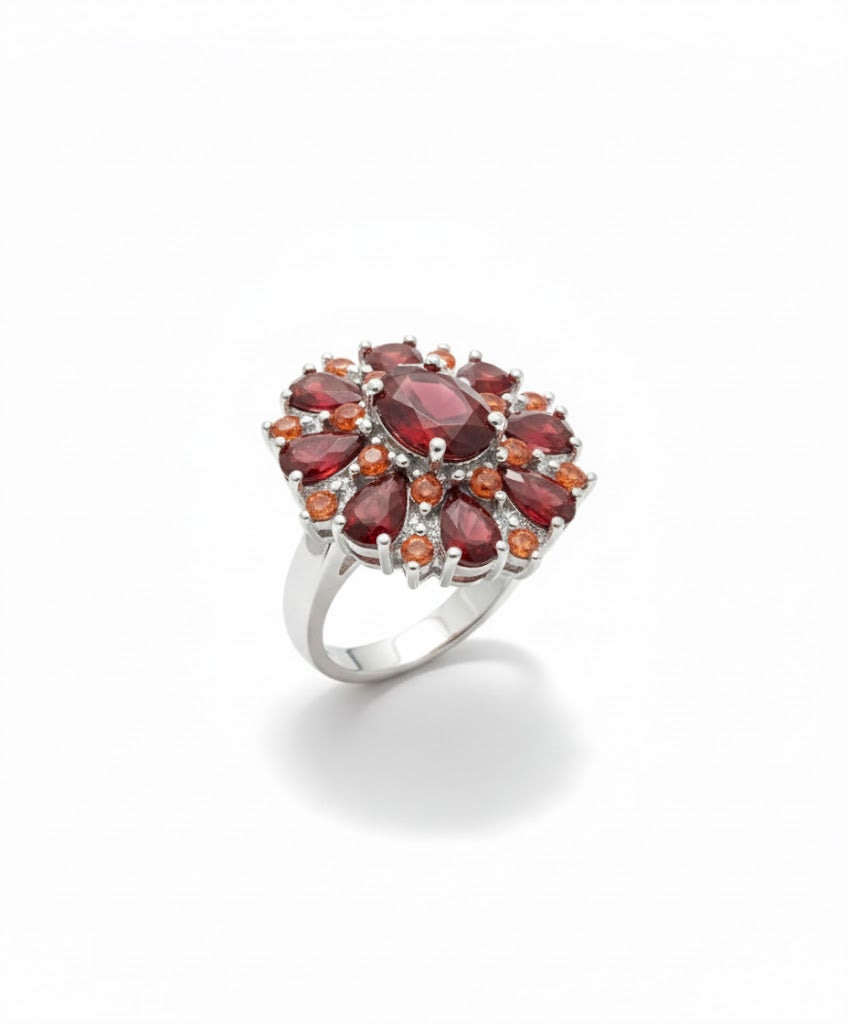 Scarlet Petal Bague | Or